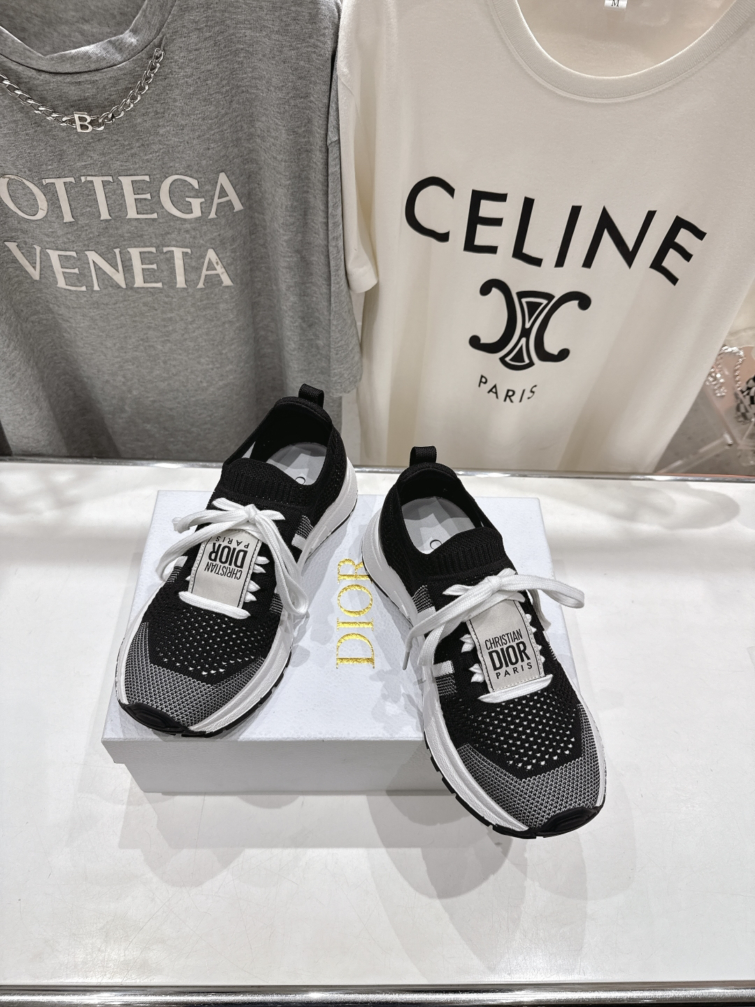 ディオール「Dior」2025SS アカデミック カップル レースアップ スニーカー