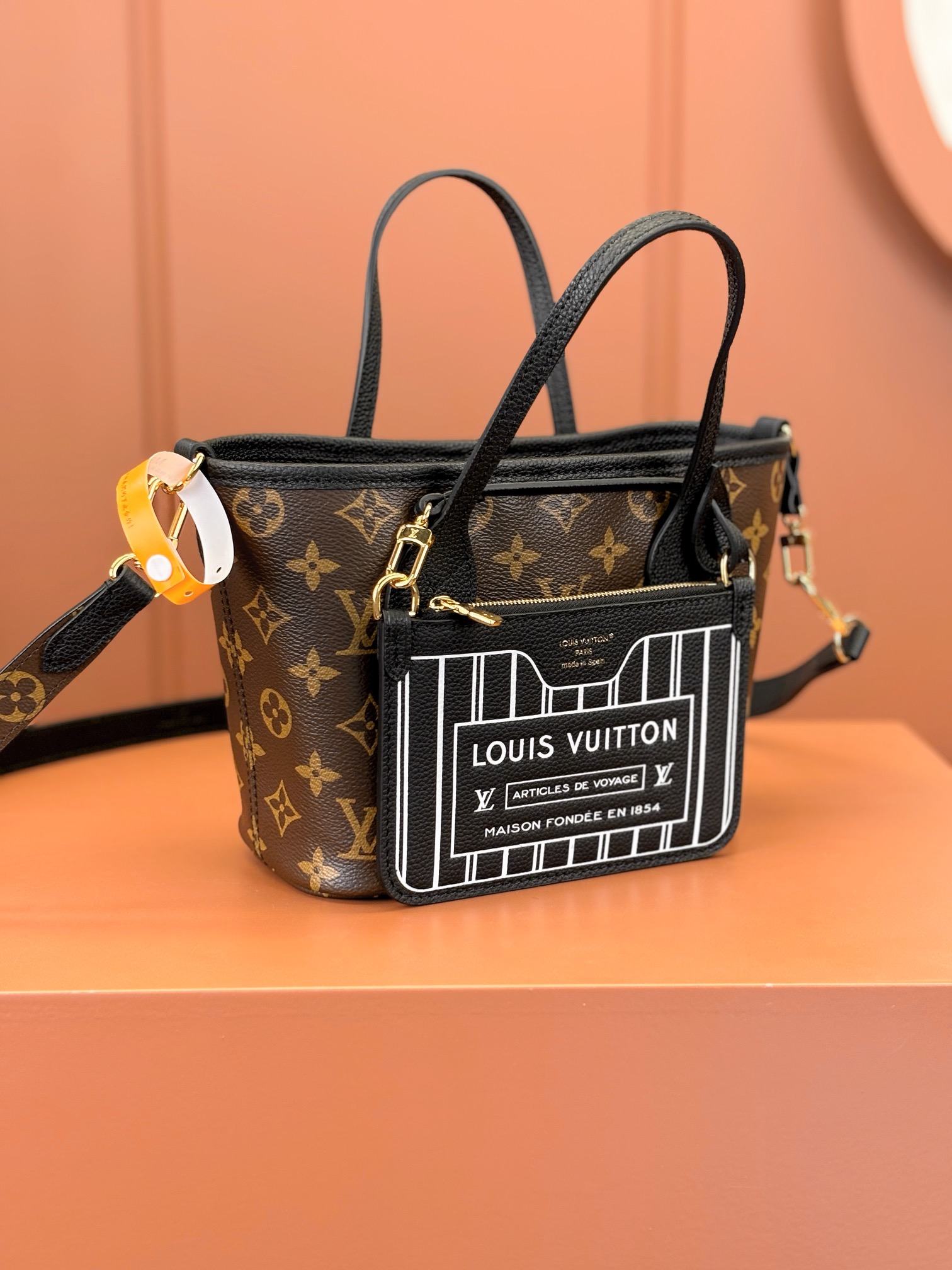 ルイ・ヴィトン「Louis Vuitton」ネヴァーフル インサイドアウト BB ハンドバッグ