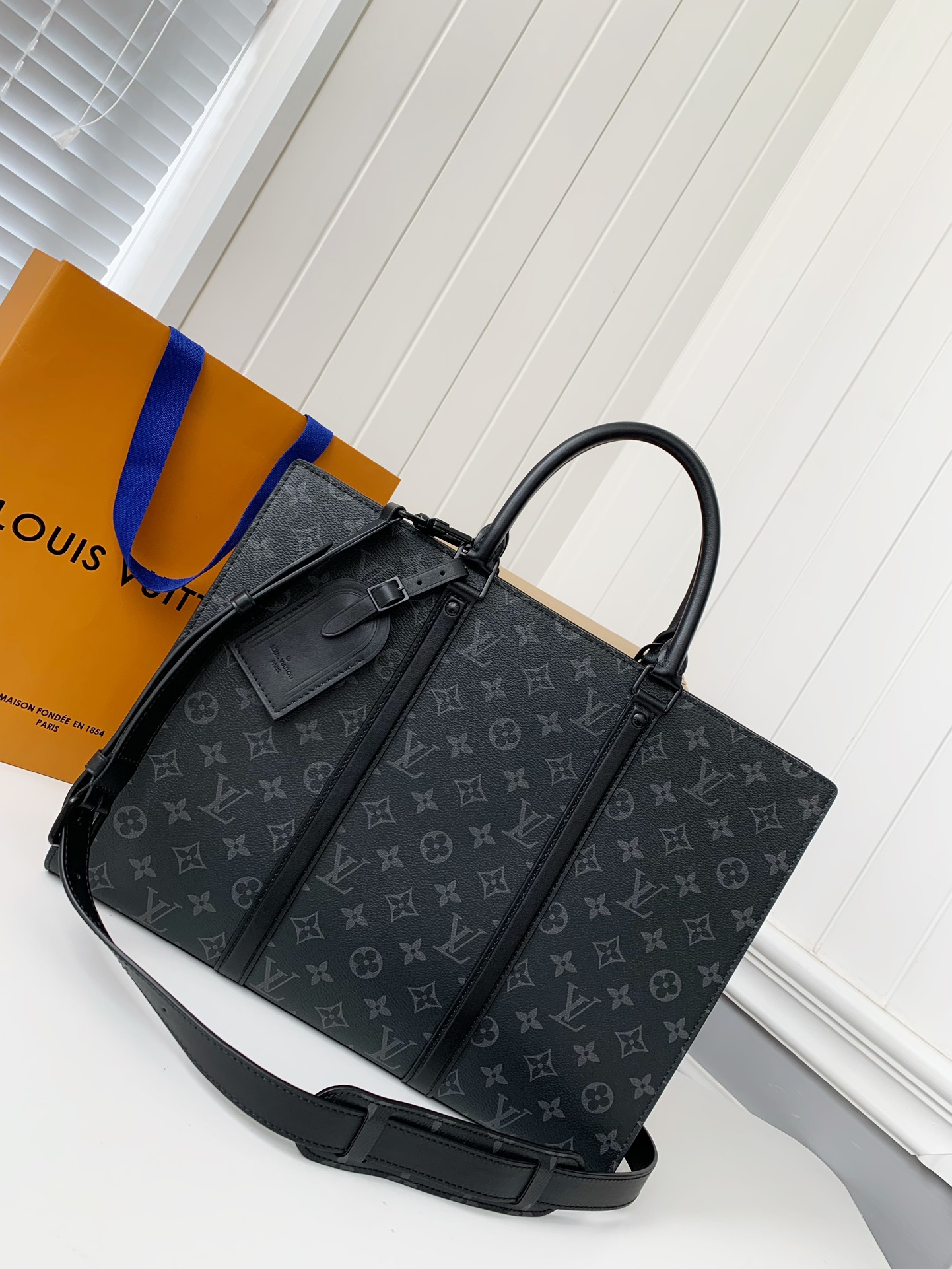 ルイ・ヴィトン「Louis Vuitton」Sac Plat Horizontal Zippé ビジネスバッグ