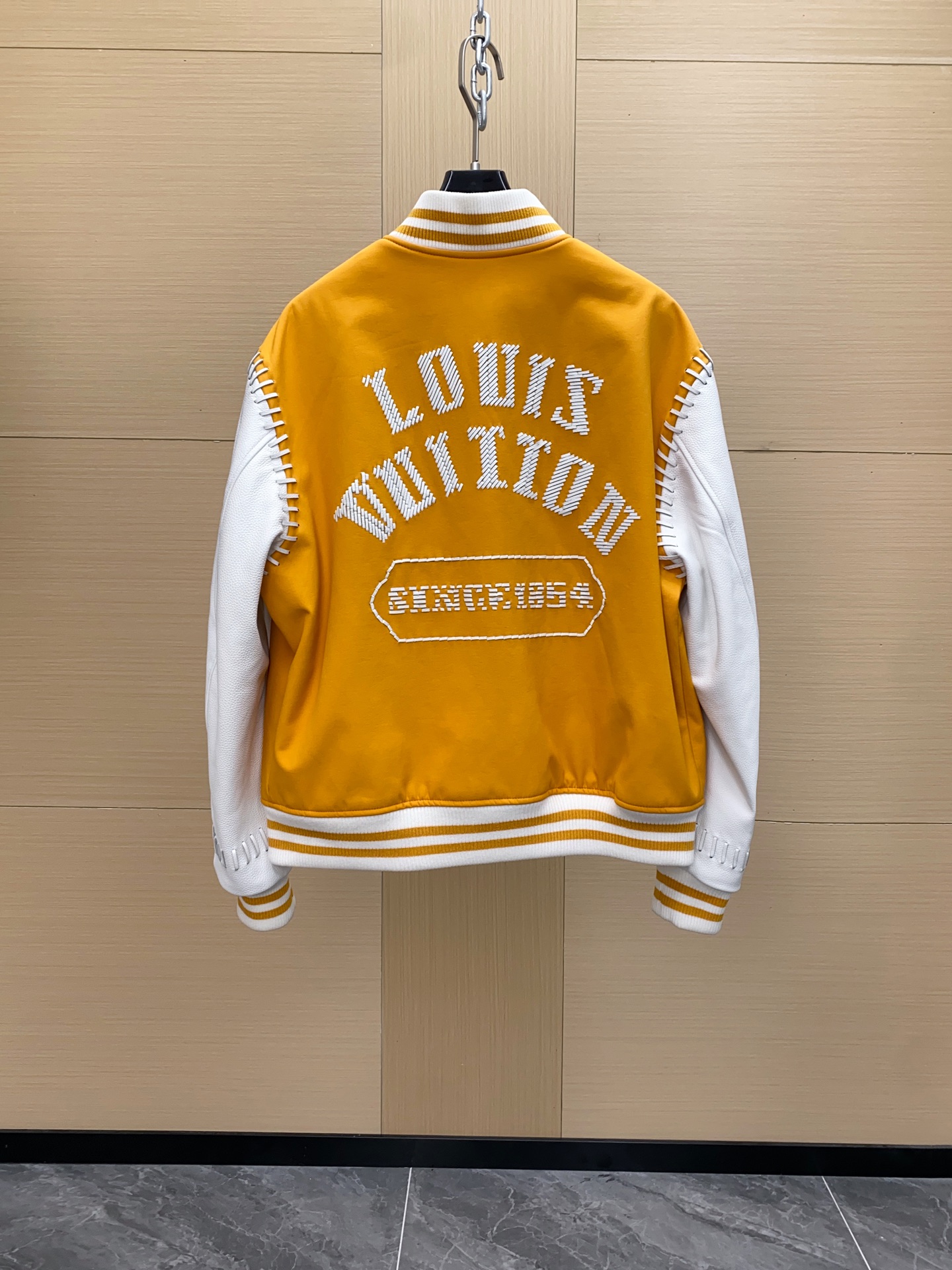 ルイ・ヴィトン「Louis Vuitton」レザー＆ナイロン ブラウゾン ジャケット