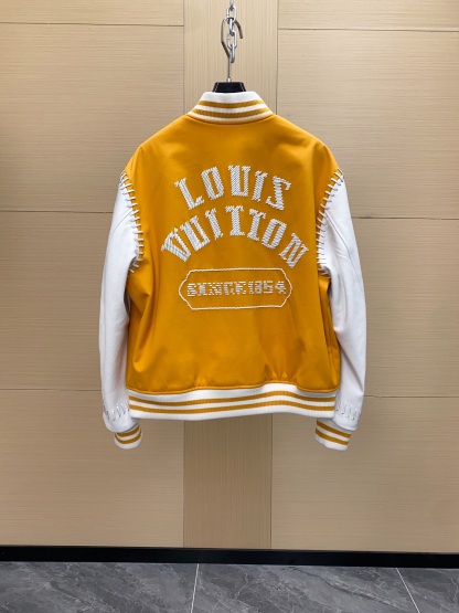 ルイ・ヴィトン「Louis Vuitton」レザー＆ナイロン ブラウゾン ジャケット