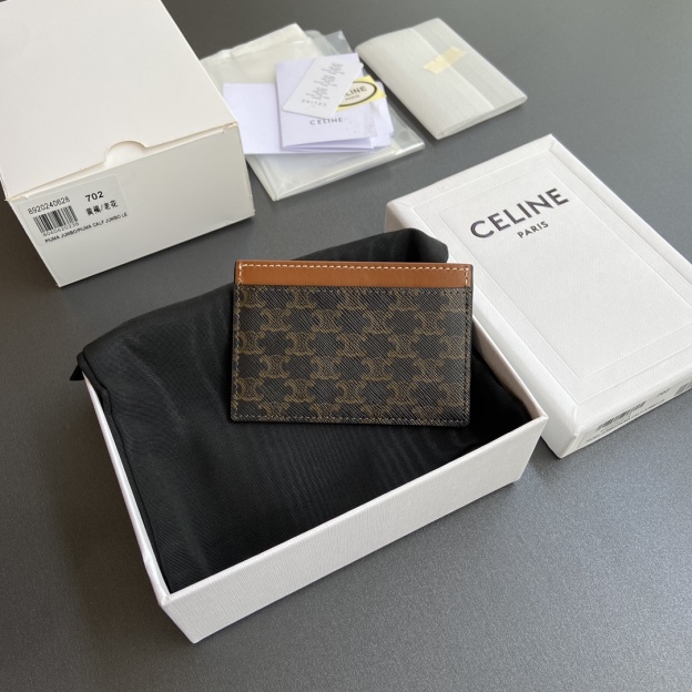 セリーヌ「Celine」TRIOMPHE モノグラム プリント カードケース