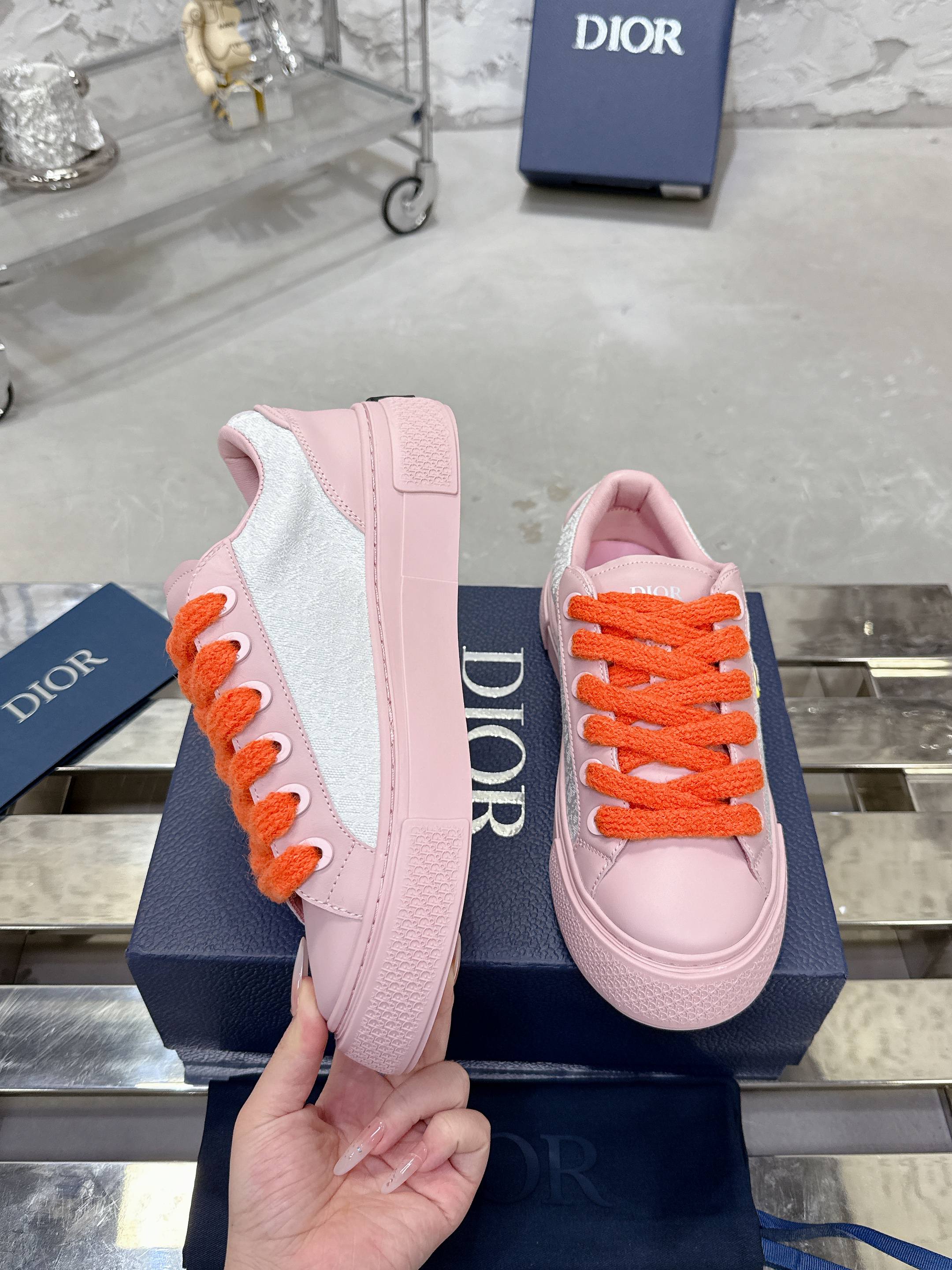 ディオール「Dior」B33 スネークイヤー カップル スニーカー 限定モデル