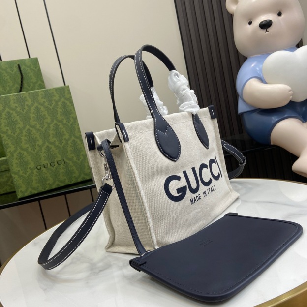 グッチ「Gucci」リド GGキャンバスリント ミニトートバッグ