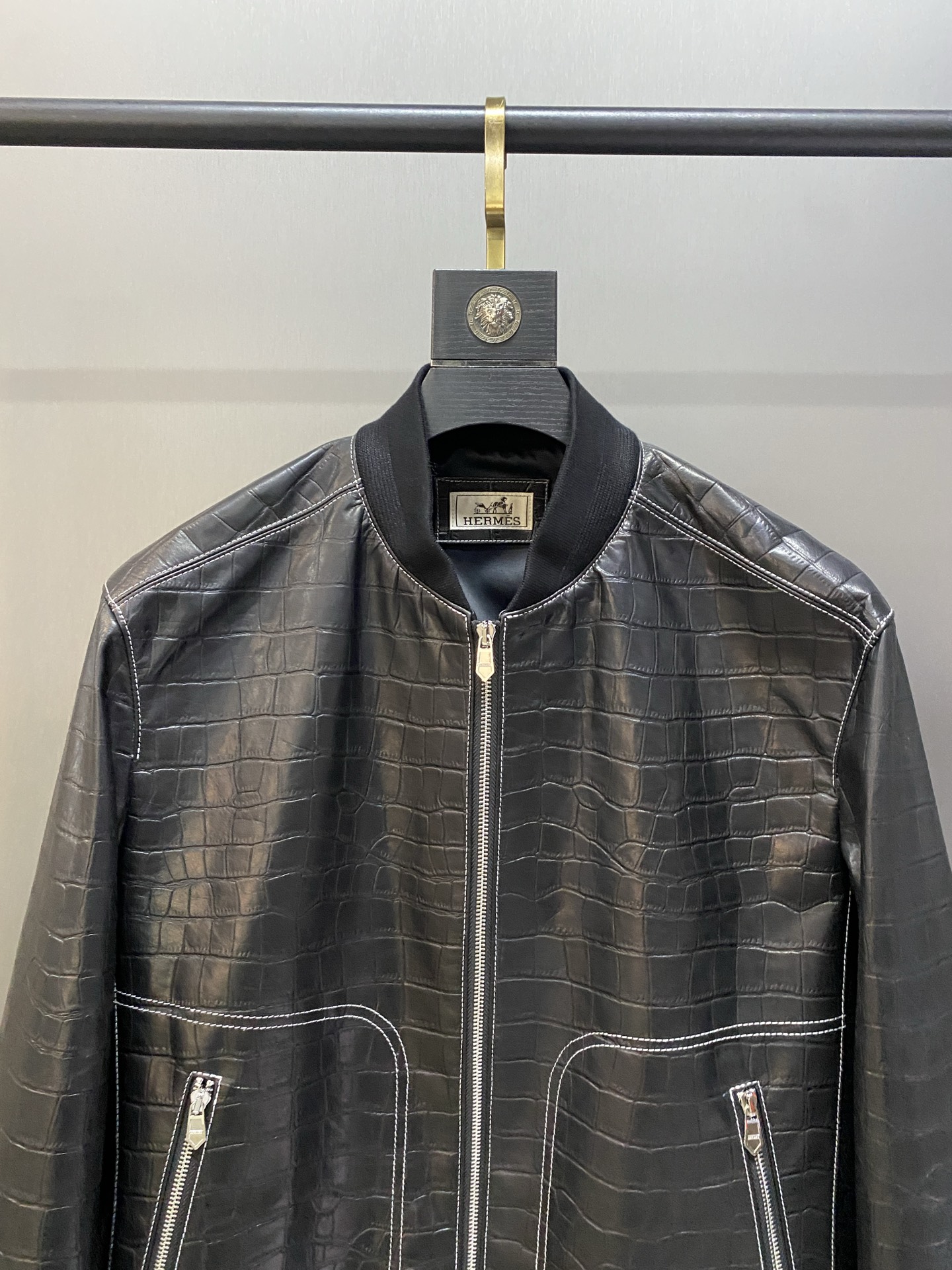 エルメス「Hermès」クラシック ベースボール ジャケット