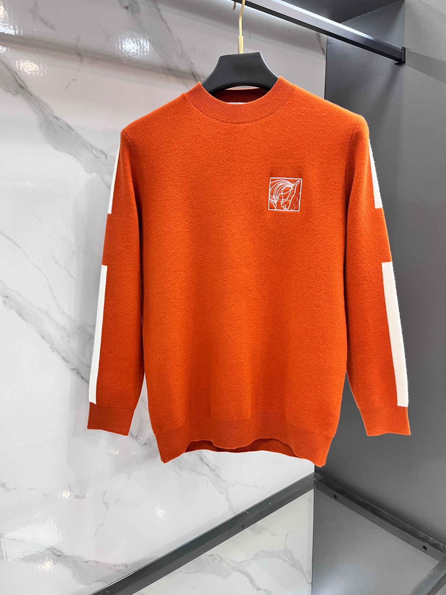 エルメス「Hermès」クルーセック ニット