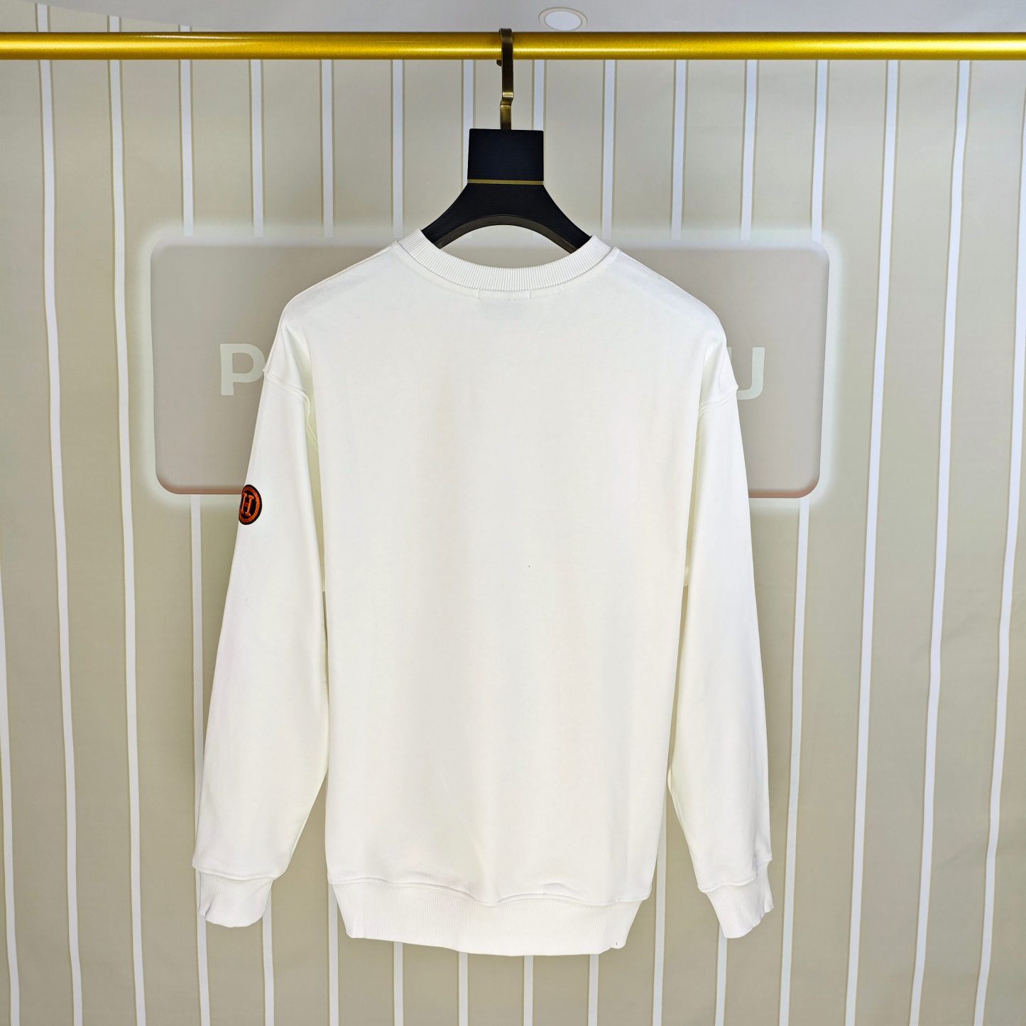 エルメス「Hermès」プリントロゴ スウェットシャツ