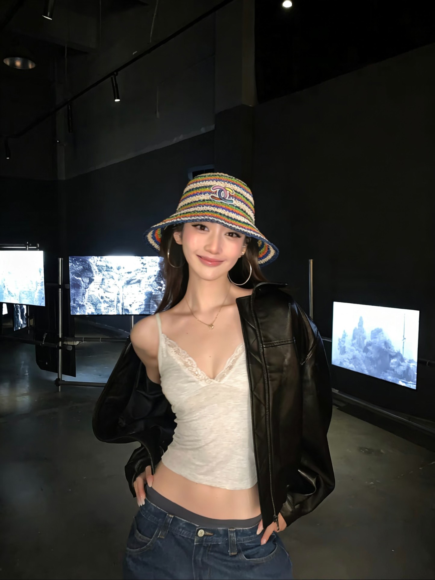 シャネル「Chanel」シャネル 2026春夏 ストローブーム・レインボーバケットハット