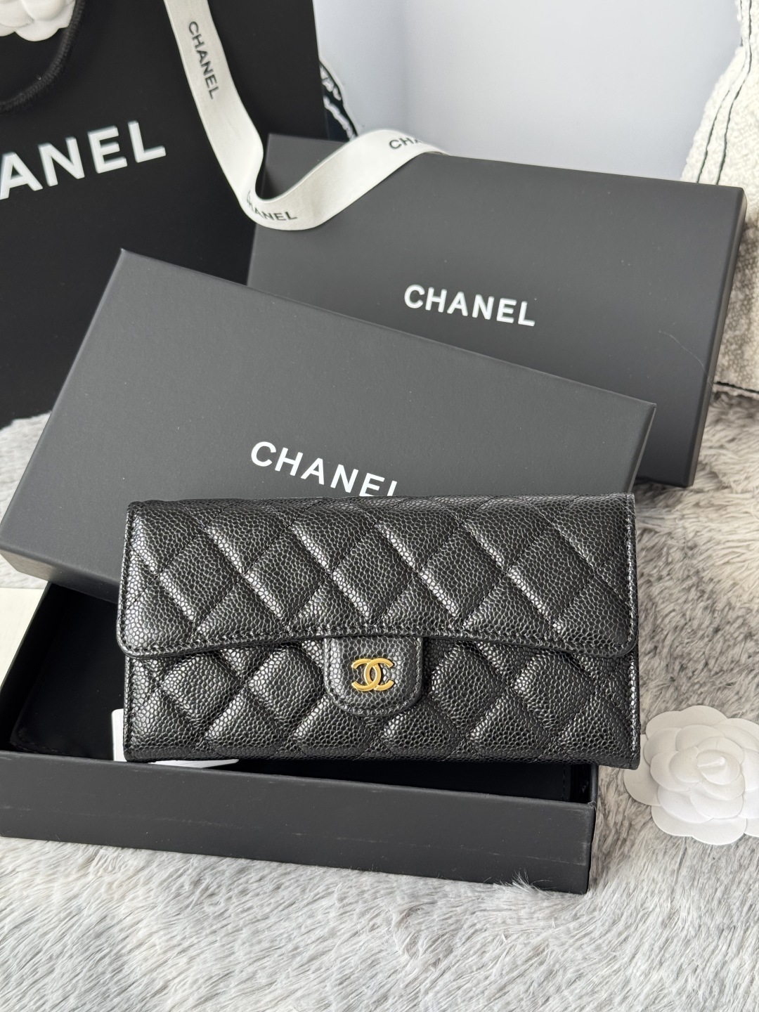 シャネル「Chanel」クラシックフラップ ロングウォレット