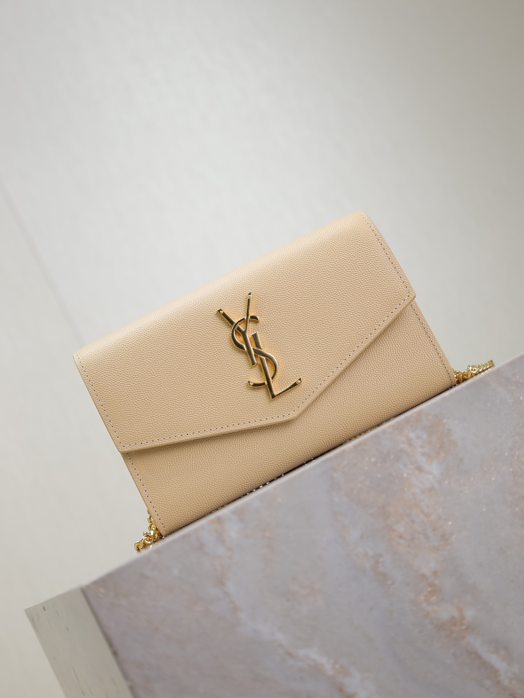 2026サンローラン「SAINT LAURENT アップタウン エンベロープ チェーンウォレット