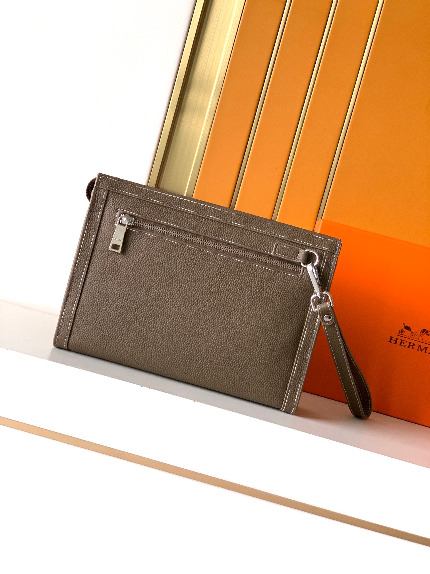 エルメス「Hermès」エルメス レザーハンドバッグ / クラッチバッグ