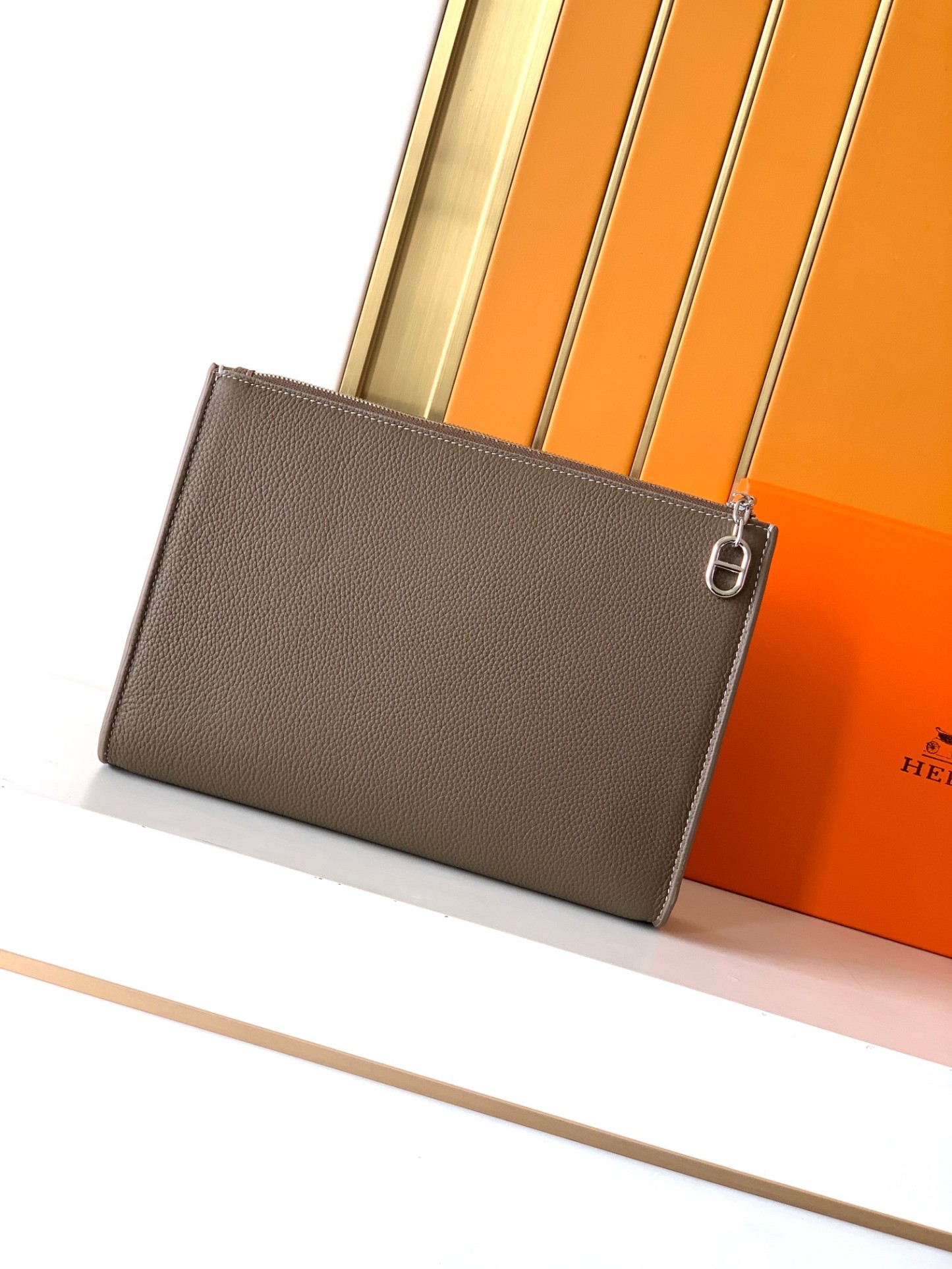エルメス「Hermès」エルメス レザーハンドバッグ / クラッチバッグ 