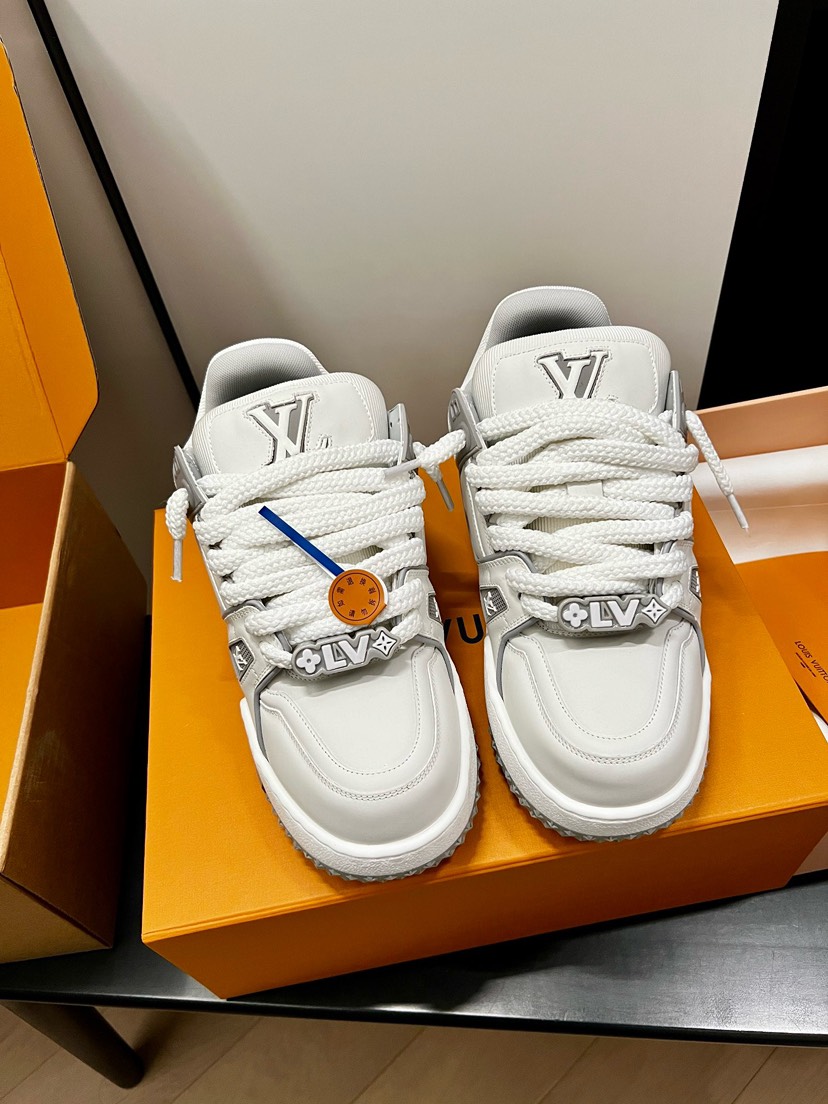ルイ・ヴィトン「Louis Vuitton」ルイ・ヴィトン トレーナーマキシ スニーカー / レザースニーカー