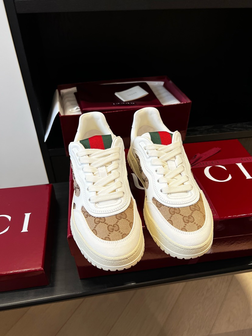 グッチ「Gucci」グッチ バスケットスタイル スニーカー / レザースニーカー