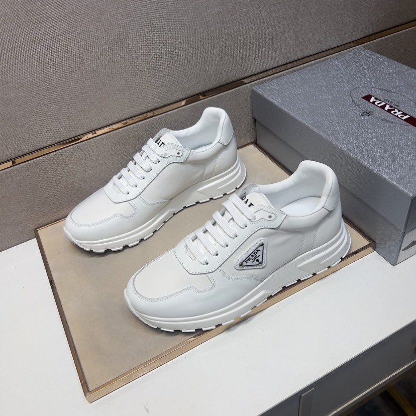 プラダ「Prada」プラダ プレミアムスニーカー (2026年春夏モデル) / レザースニーカー