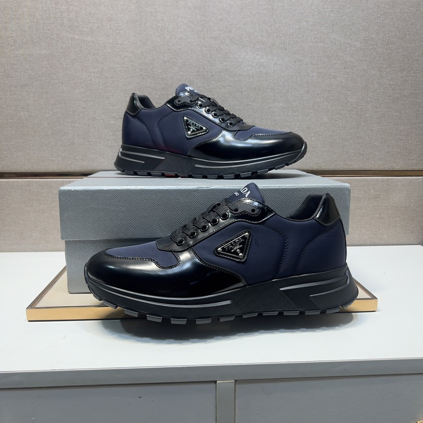 プラダ「Prada」プラダ プレミアムスニーカー (2026年春夏モデル) / レザースニーカー