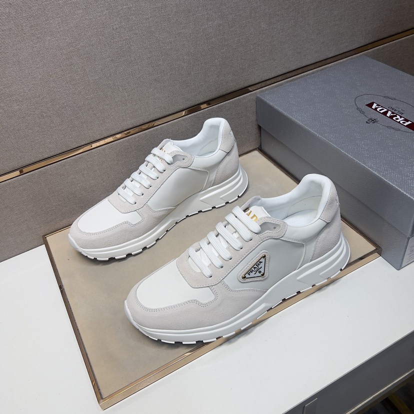 プラダ「Prada」プラダ プレミアムスニーカー (2026年春夏モデル) / レザースニーカー