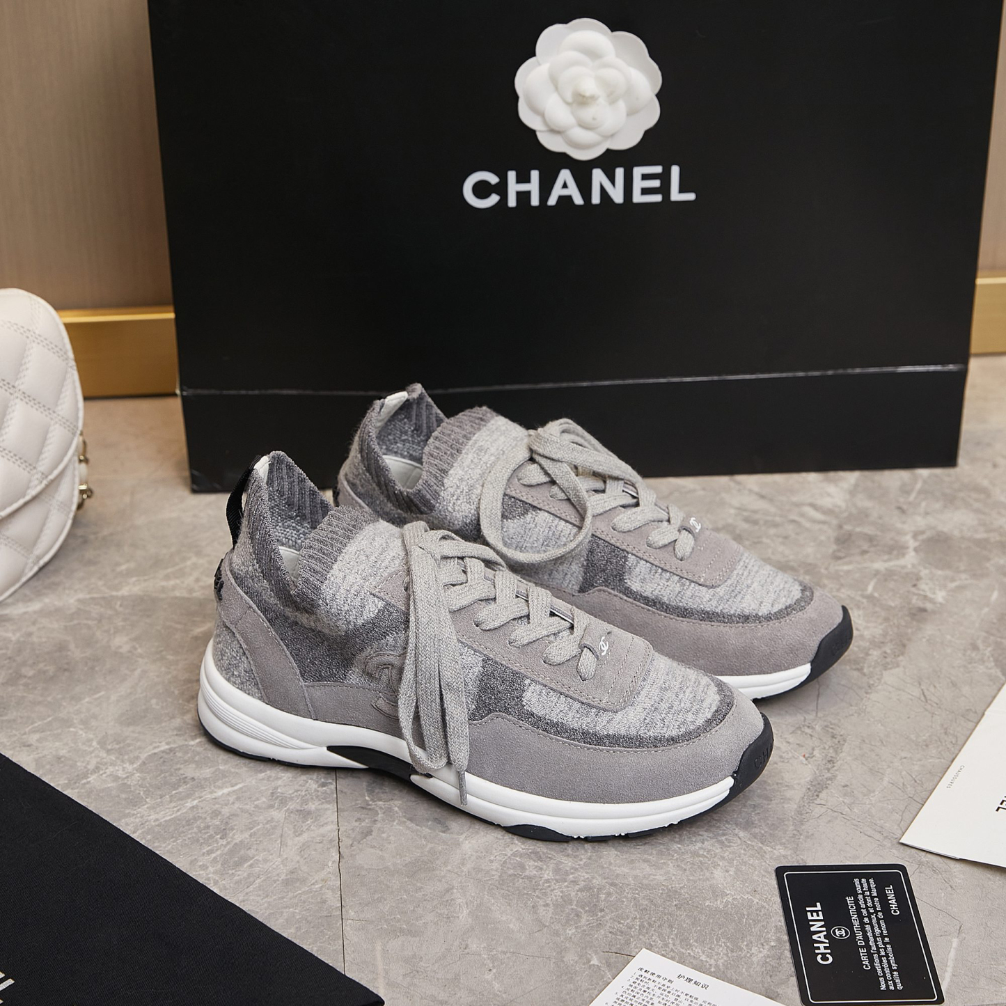 シャネル「Chanel」シャネル プレミアムカジュアルスニーカー  / レジャースニーカー