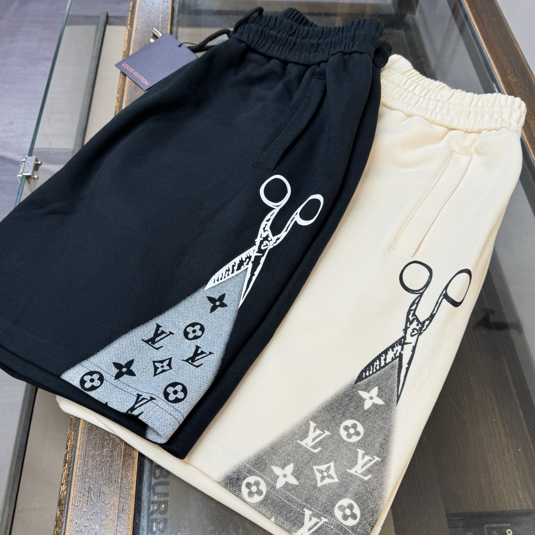 ルイ・ヴィトン「Louis Vuitton」コットンショーツ / ロゴショーツ