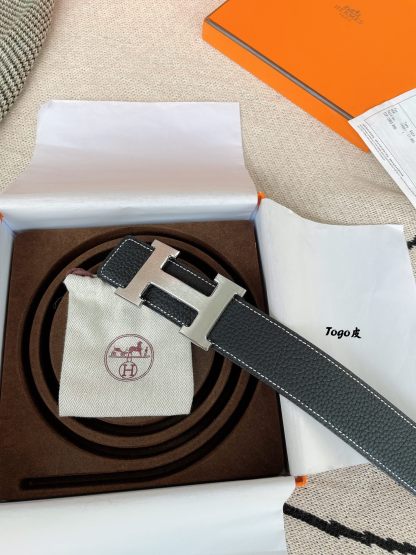 エルメス「Hermès」プレミアム トゴレザーベルト / ハイエンドウエストベルト38m
