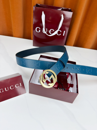 グッチ「Gucci」プレミアム トゴレザーベルト / ハイエンドウエストベルト38mm
