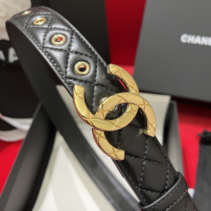 シャネル「Chanel」プレミアム トゴレザーベルト / ハイエンドウエストベルト
