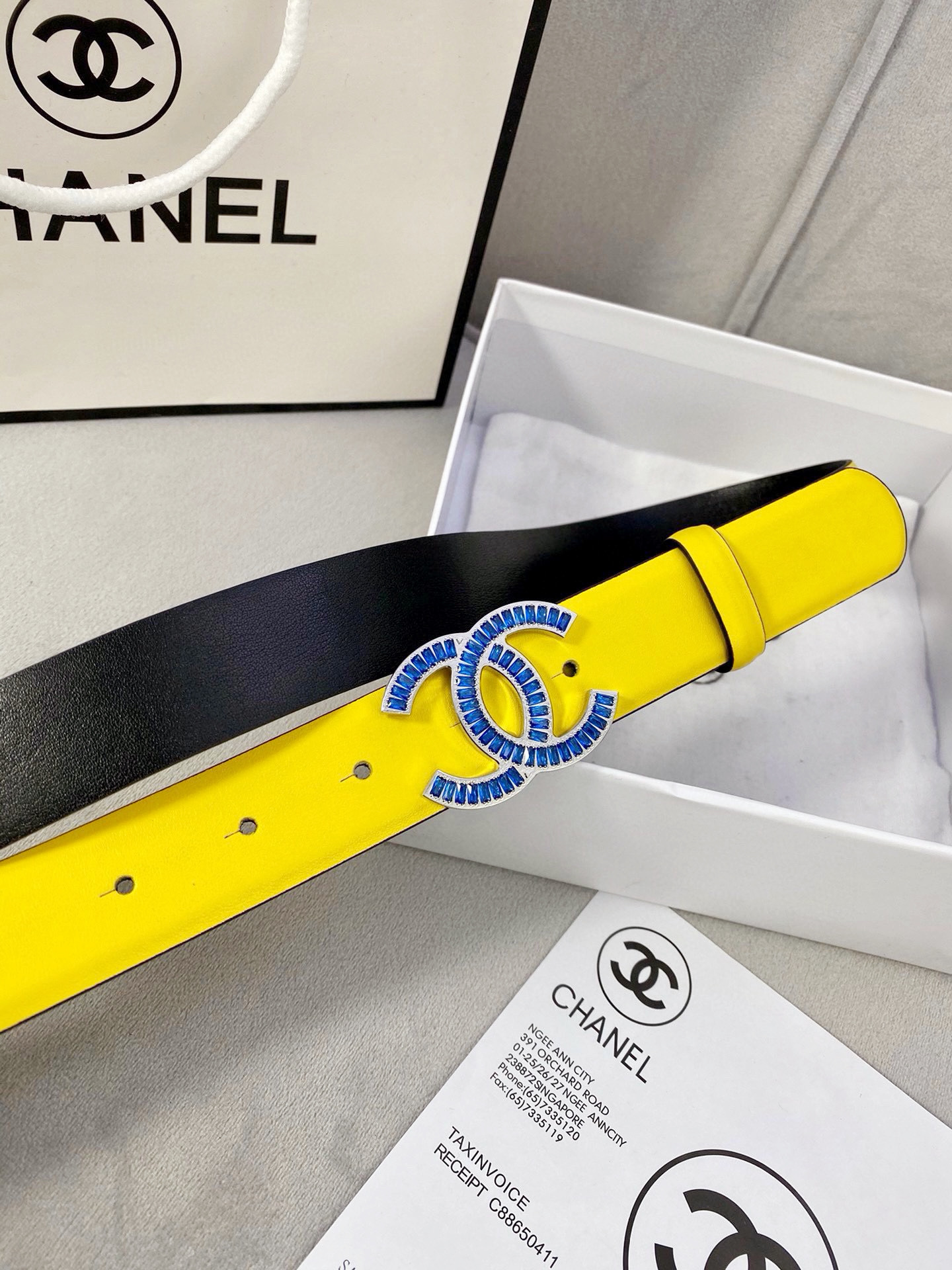 シャネル「Chanel」プレミアム トゴレザーベルト / ハイエンドウエストベルト