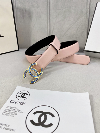 シャネル「Chanel」プレミアム トゴレザーベルト / ハイエンドウエストベルト