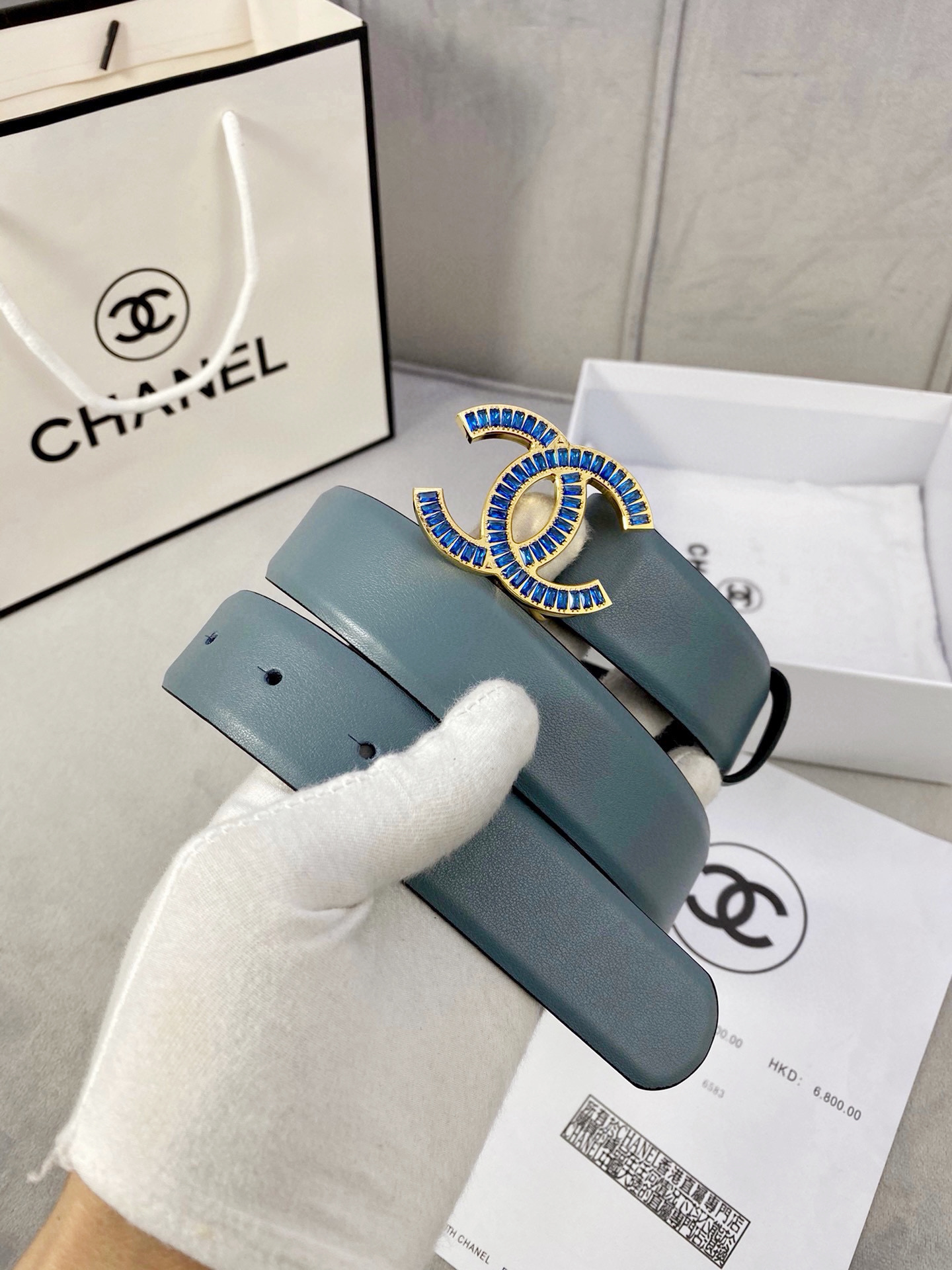 シャネル「Chanel」プレミアム トゴレザーベルト / ハイエンドウエストベルト