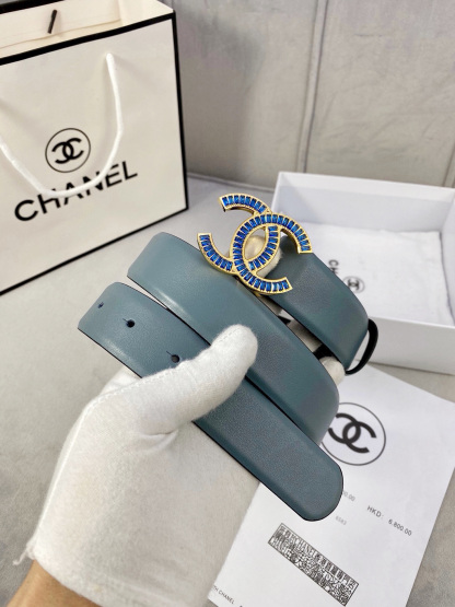 シャネル「Chanel」プレミアム トゴレザーベルト / ハイエンドウエストベルト