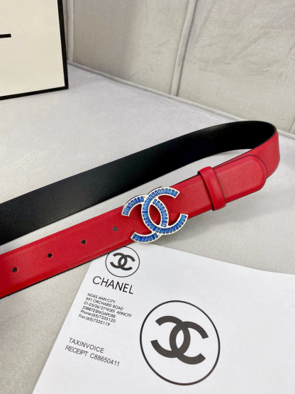 シャネル「Chanel」プレミアム トゴレザーベルト / ハイエンドウエストベルト