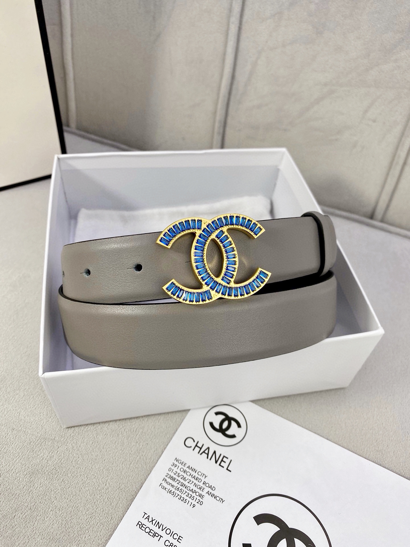シャネル「Chanel」プレミアム トゴレザーベルト / ハイエンドウエストベルト