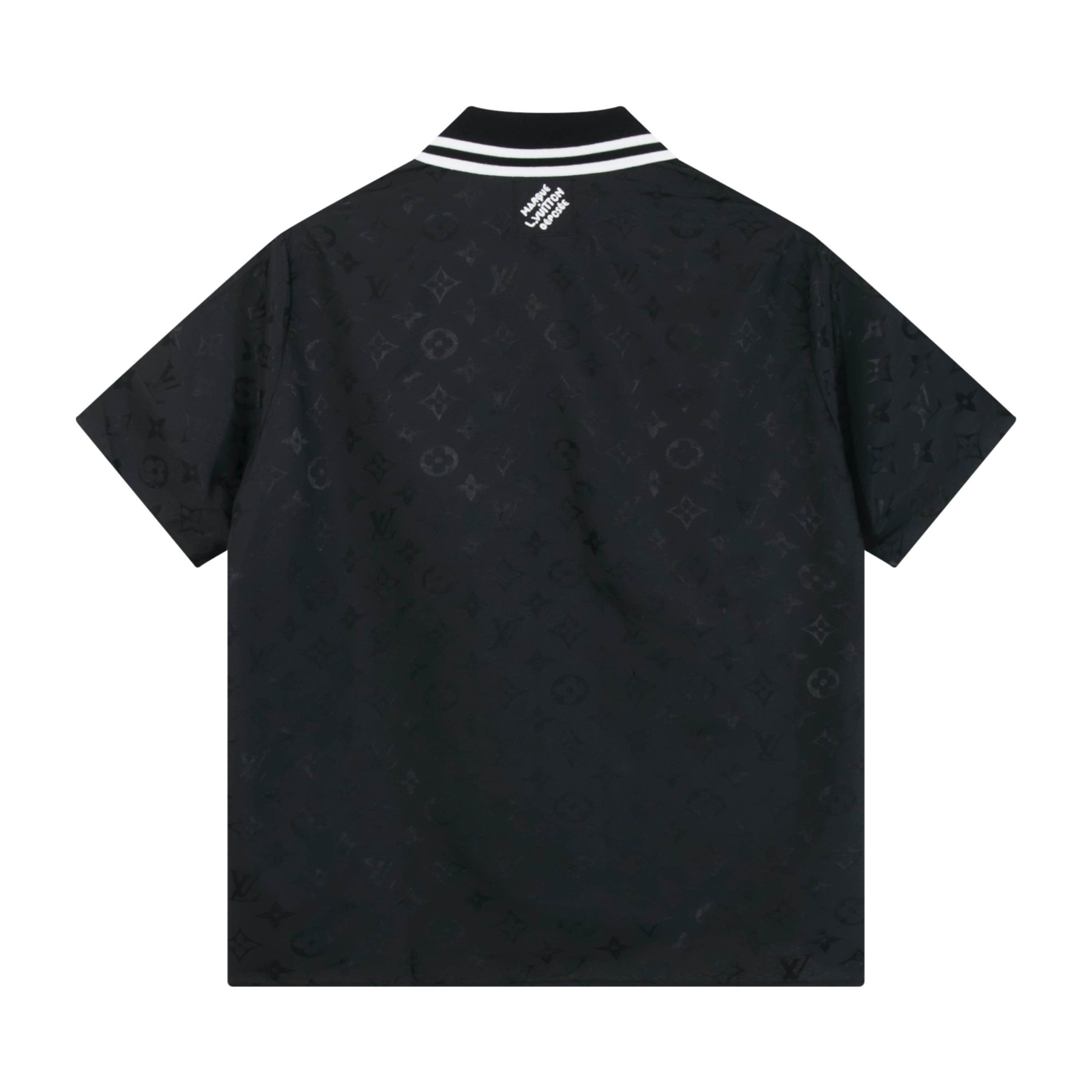 ルイ・ヴィトン「Louis Vuitton」ルイ・ヴィトン モノグラム・ウェーブ ジャカード シルクシャツ / ショートスリーブシャツ