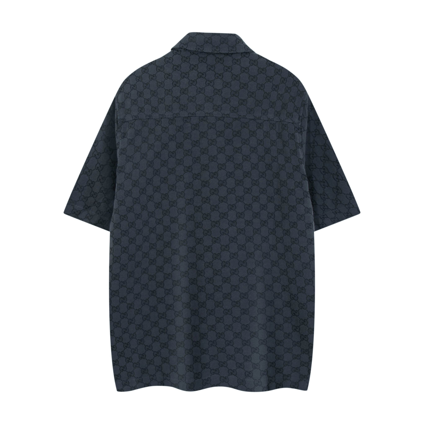 グッチ「Gucci」グッチ オールオーバーロゴ ショートスリーブシャツ / デニムシャツ