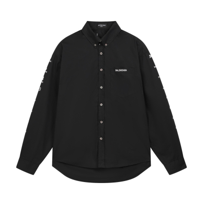 Balenciagaバレンシアガ オールオーバーロゴシャツ / ロングスリーブシャツ