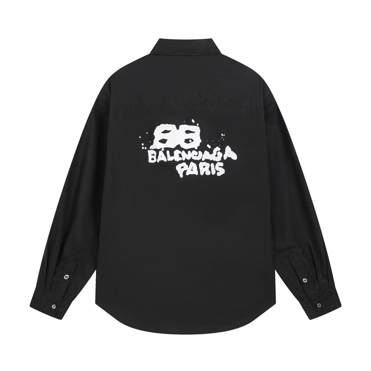 Balenciagaバレンシアガ オールオーバーロゴシャツ / ロングスリーブシャツ