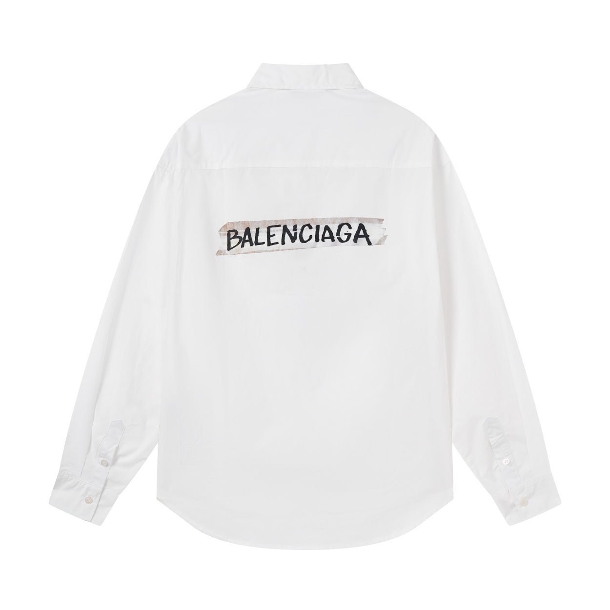 Balenciagaバレンシアガ オールオーバーロゴシャツ / ロングスリーブシャツ