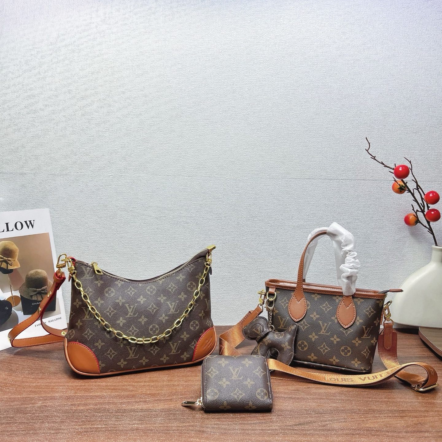 ルイ・ヴィトン「Louis Vuitton」ルイ・ヴィトン マルチポシェット アクセサリーズ 3点セット / ショルダーバッグ
