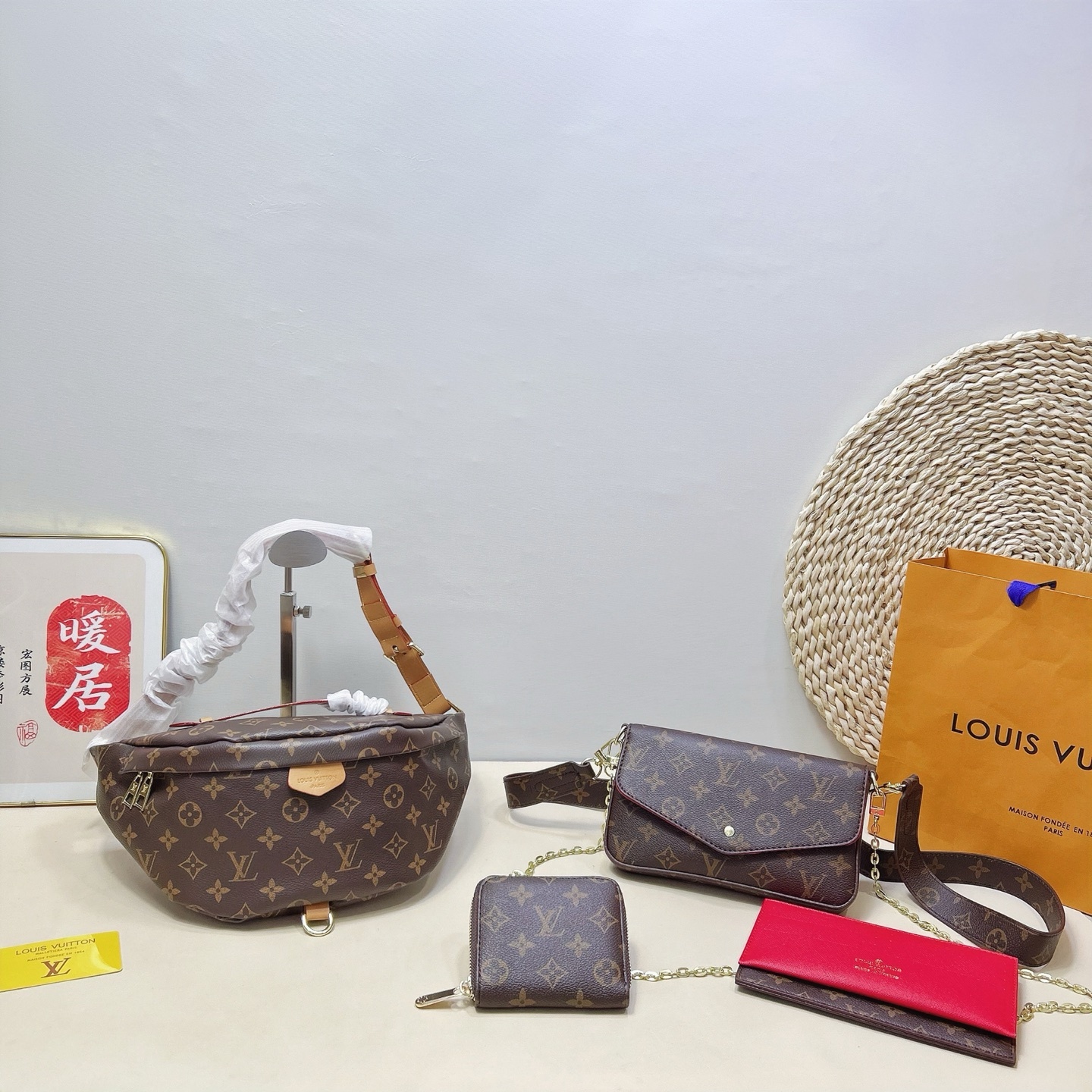 ルイ・ヴィトン「Louis Vuitton」ルイ・ヴィトン マルチポシェット アクセサリーズ 3点セット / ショルダーバッグ