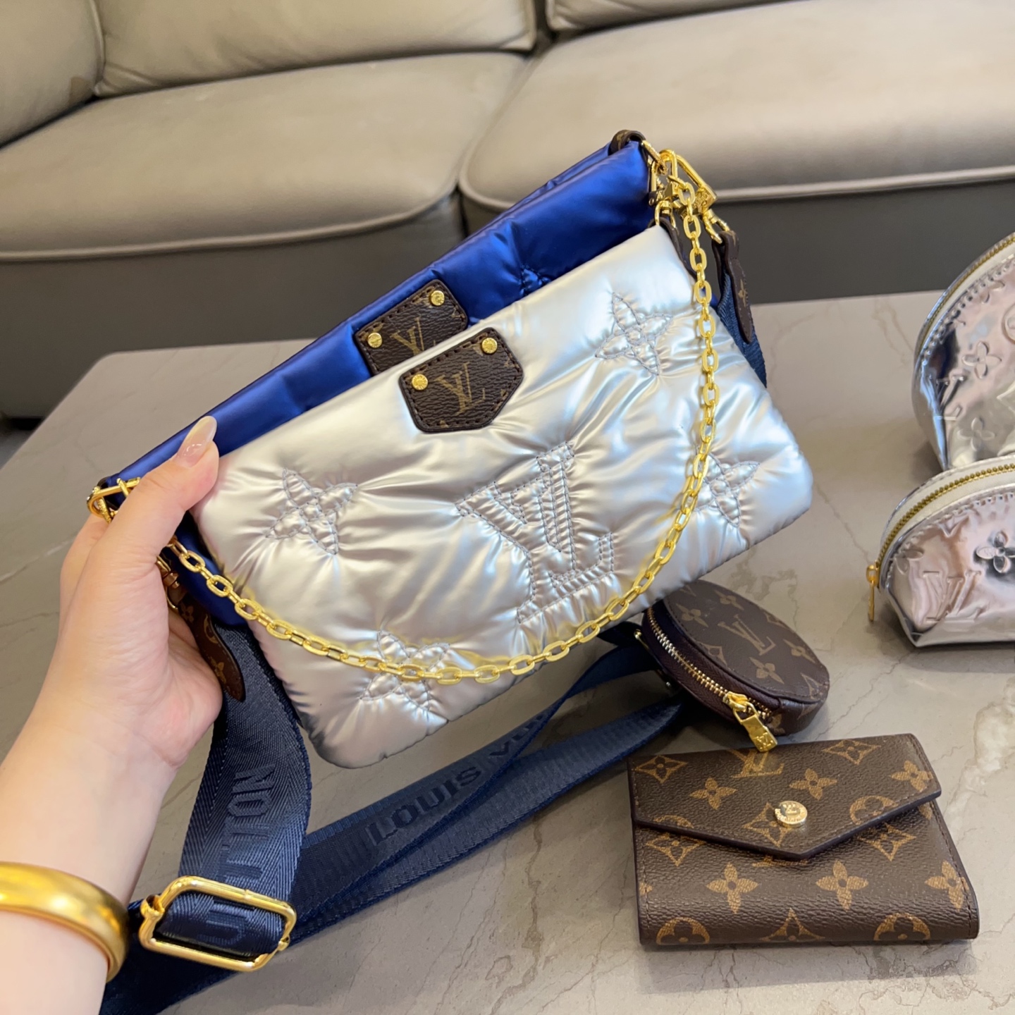 ルイ・ヴィトン「Louis Vuitton」ルイ・ヴィトン マルチポシェット アクセサリーズ 3点セット / ショルダーバッグ