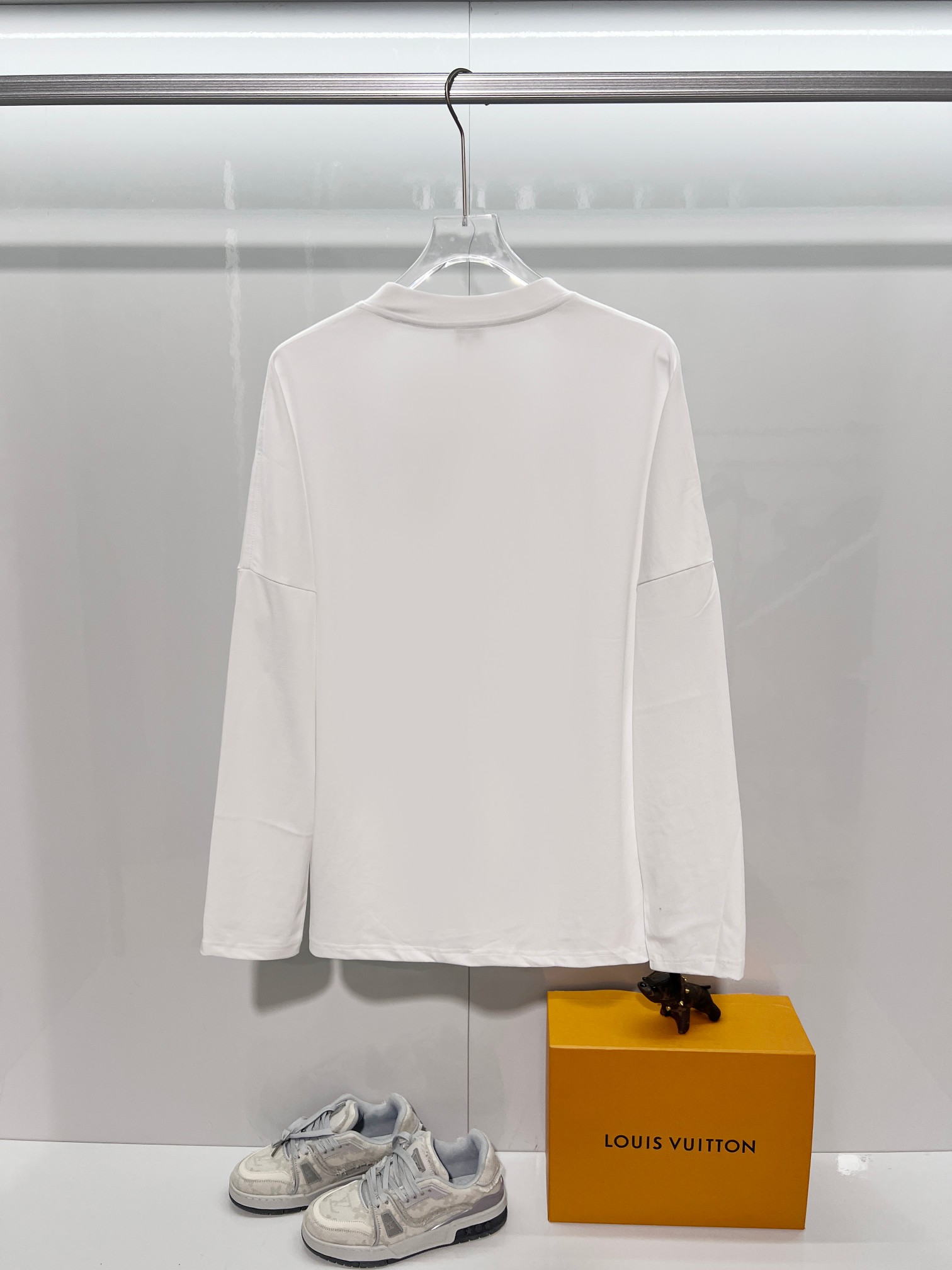 「LOEWE」ロエベ ロゴ刺繍 クルーネックスウェットシャツ / プルオーバー