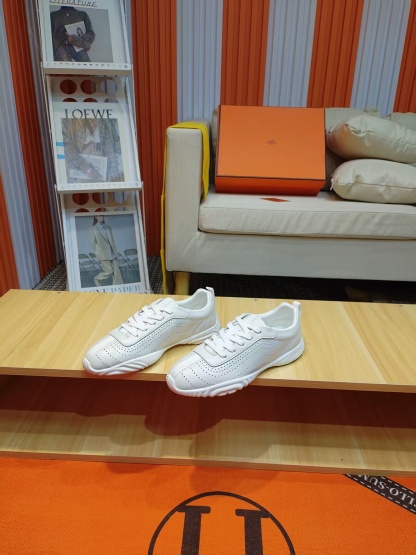 エルメス「Hermès」マスター レザースニーカー / カジュアルスニーカー