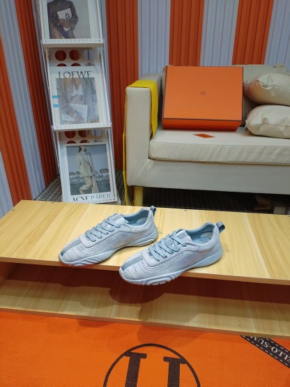 エルメス「Hermès」マスター レザースニーカー / カジュアルスニーカー