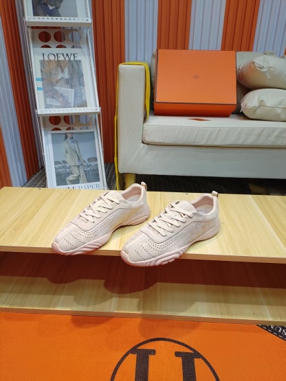 エルメス「Hermès」マスター レザースニーカー / カジュアルスニーカー