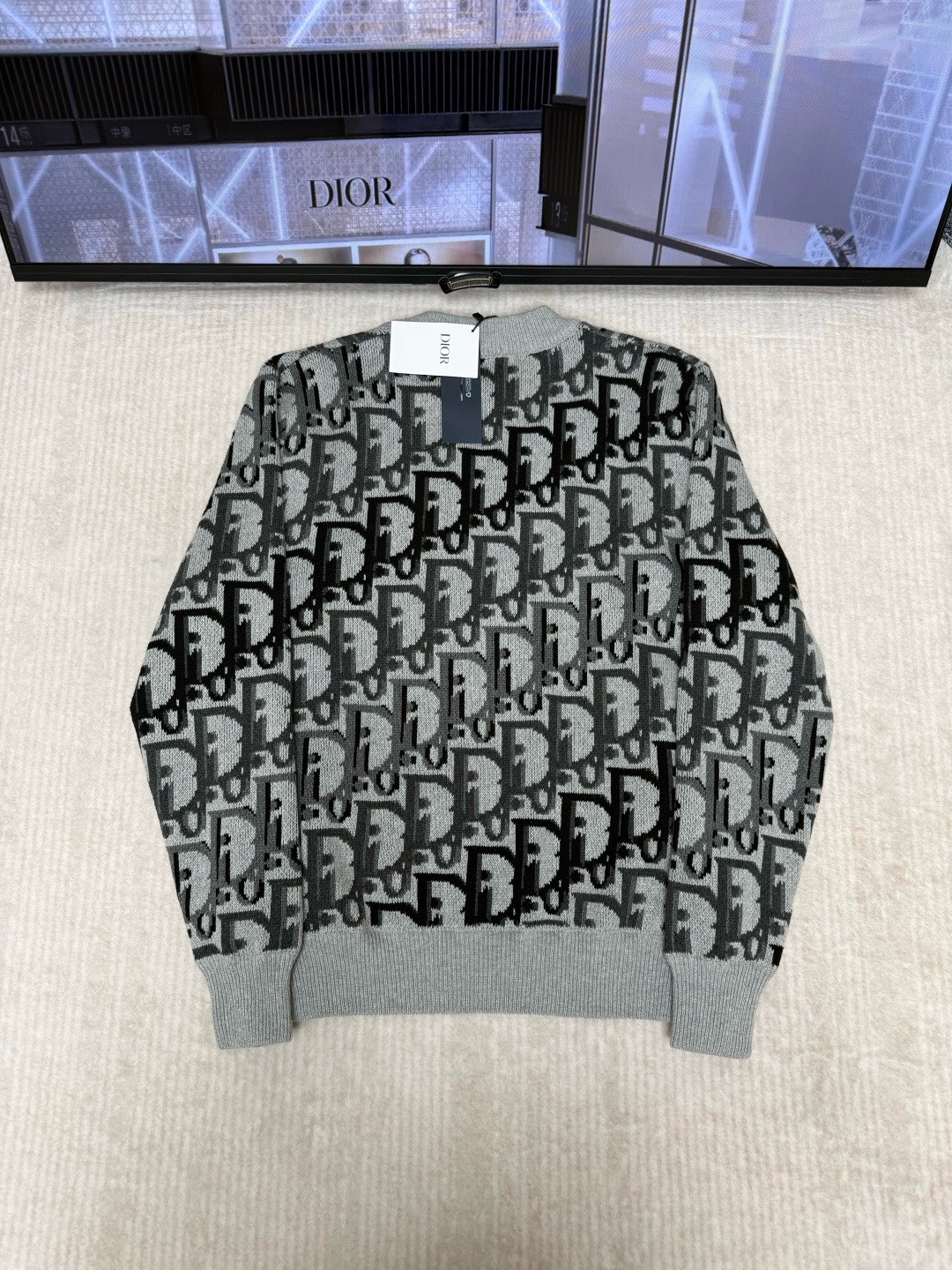 ディオール「Dior」ディオール オブリーク グラデーション ジャカード ニットカーディガン / カーディガン