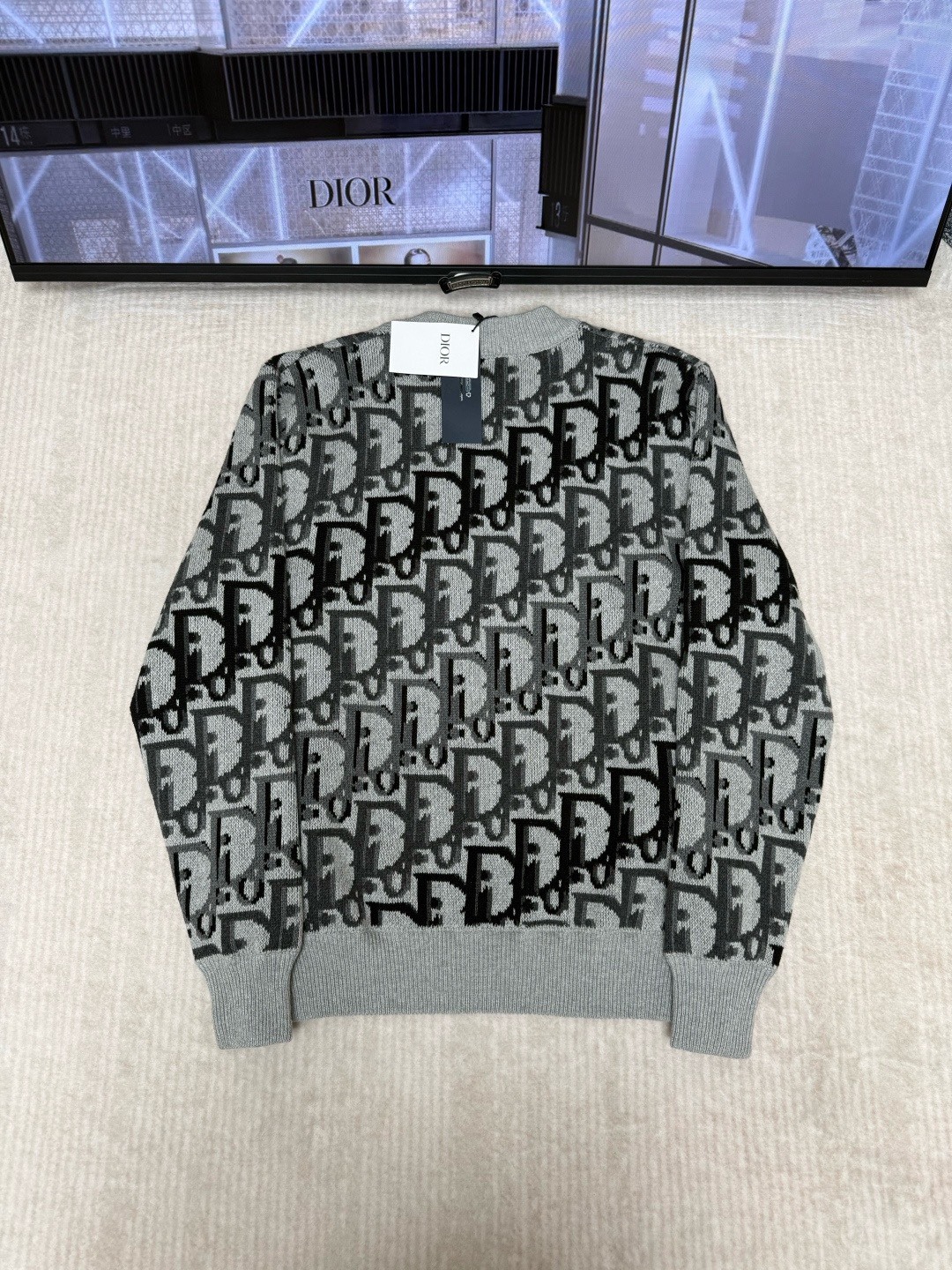 ディオール「Dior」ディオール オブリーク グラデーション ジャカード ニットカーディガン / カーディガン