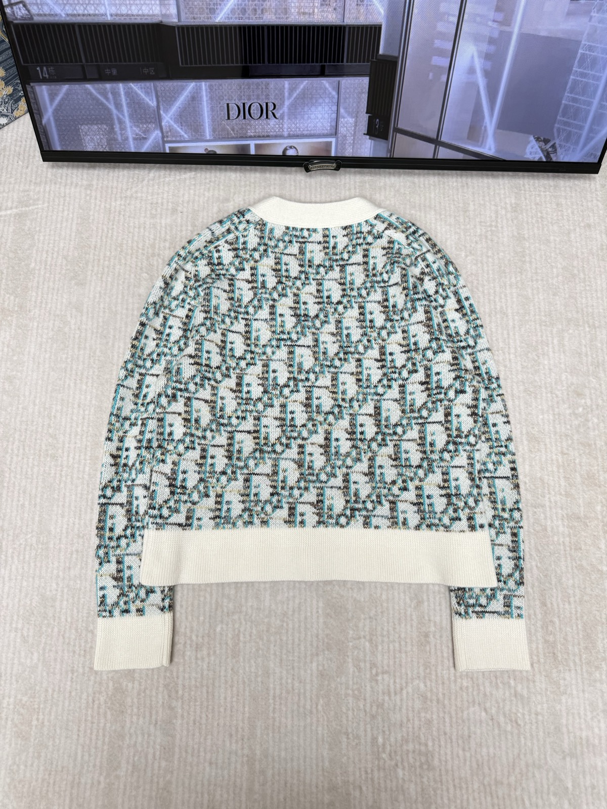 ディオール「Dior」ディオール オブリーク グラデーション ジャカード ニットカーディガン / カーディガン
