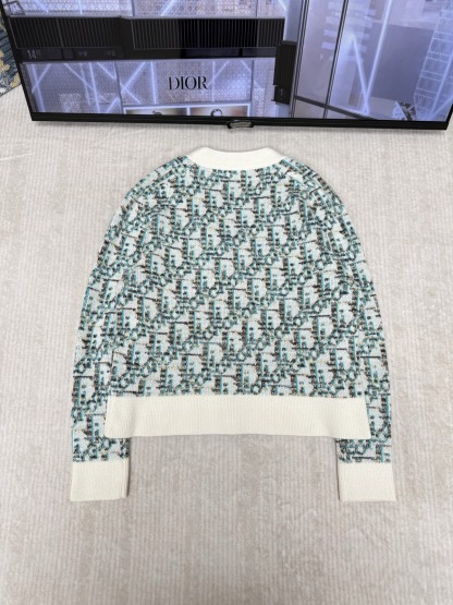 ディオール「Dior」ディオール オブリーク グラデーション ジャカード ニットカーディガン / カーディガン