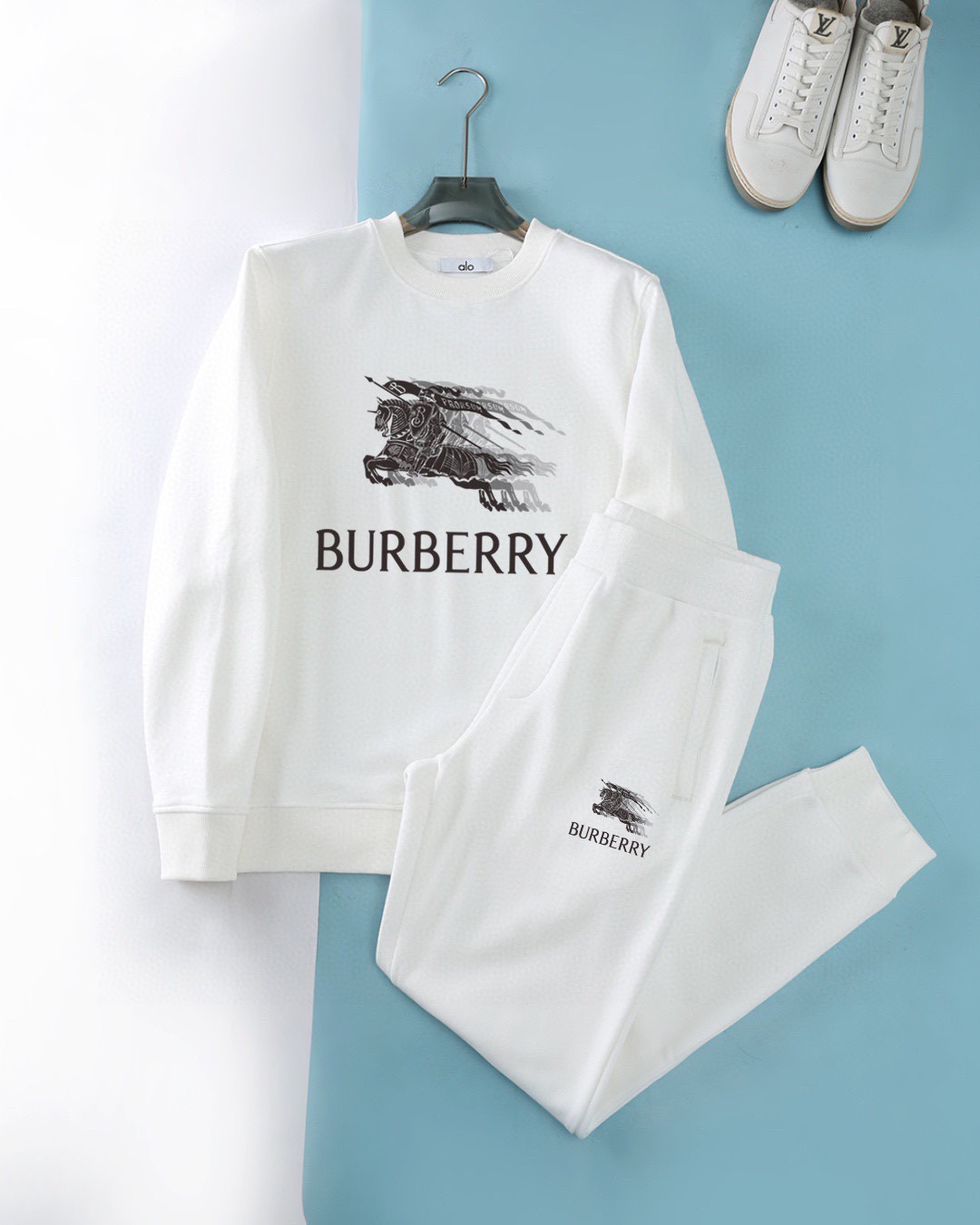 バーバリー「Burberry」バーバリー コットン スウェット セットアップ / パーカー＆スウェットパンツ