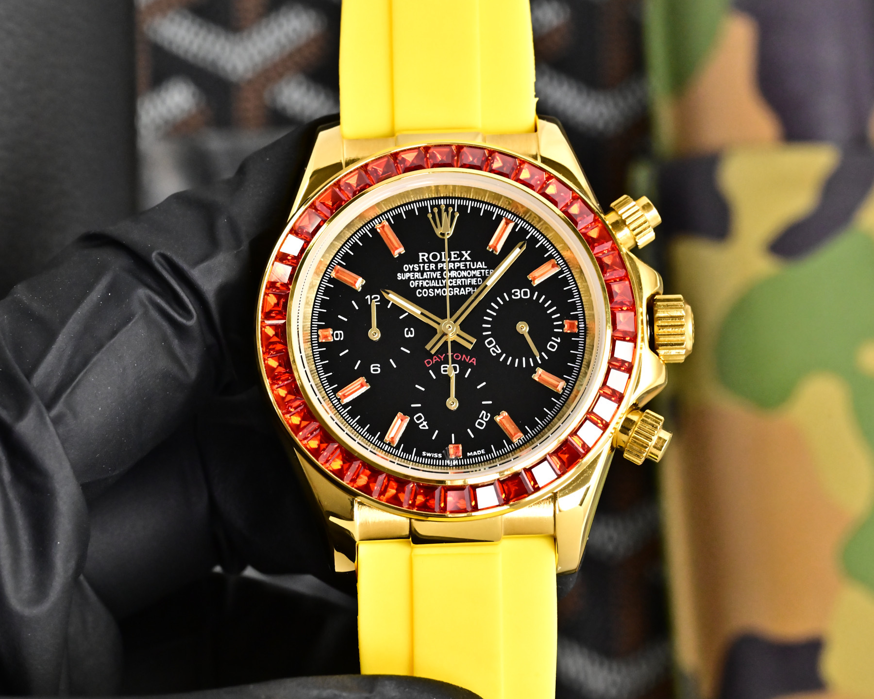 ROLEX  デイトナ スタイル クロノグラフ “サクラピンク” / カスタムウォッチ